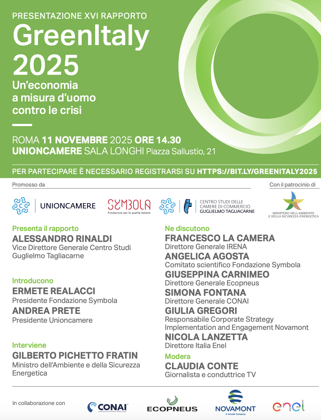 Presentazione “GreenItaly 2025”